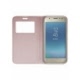 Husa Pentru SAMSUNG Galaxy J3 2017 - Smart Window TSS, Roz-Auriu