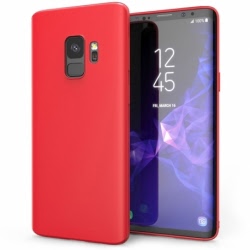 Husa Pentru SAMSUNG Galaxy S9 - Luxury Mat TSS, Rosu