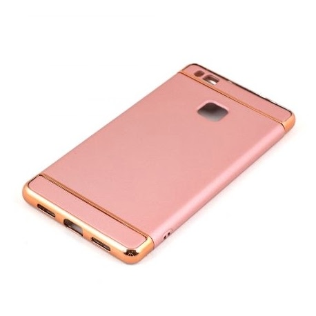 Husa Pentru APPLE iPhone 7 Plus / 8 Plus - Luxury 3 in 1 TSS, Roz-Auriu