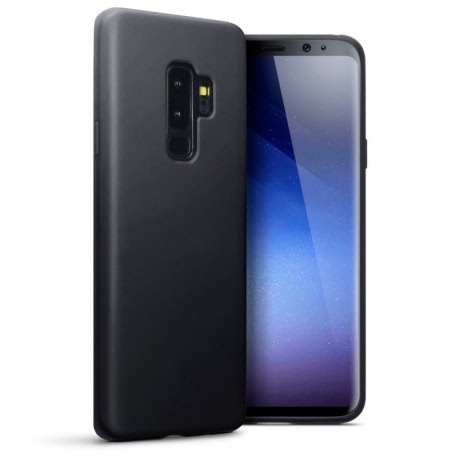 Husa Pentru SAMSUNG Galaxy S9 Plus - Luxury Slim Mat TSS, Negru