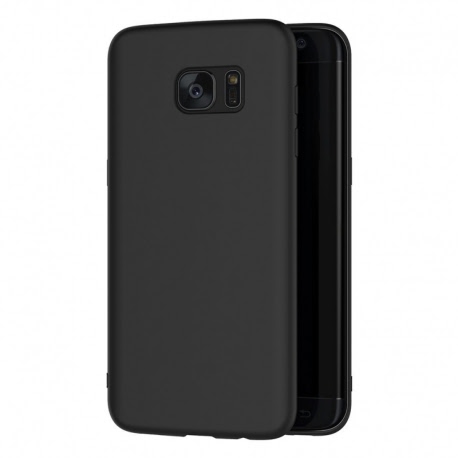 Husa Pentru SAMSUNG Galaxy S7 Edge - Luxury Slim Mat TSS, Negru