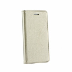 Husa Pentru HUAWEI Y6 2018 - Leather Magnet TSS, Auriu