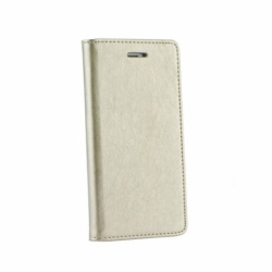 Husa Pentru SAMSUNG Galaxy J6 Plus 2018 - Leather Magnet TSS, Auriu
