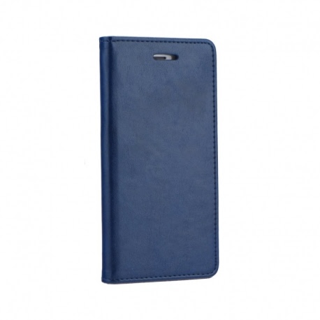 Husa Pentru SAMSUNG Galaxy J6 Plus 2018 - Leather Magnet TSS, Bleumarin