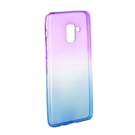 Husa Pentru SAMSUNG Galaxy A8 Plus 2018 - Gradient TSS, Violet/Albastru