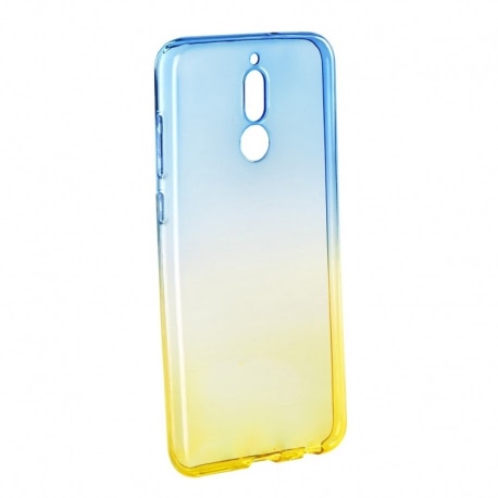 Husa HUAWEI Mate 10 Lite - Gradient TSS, Albastru/Auriu