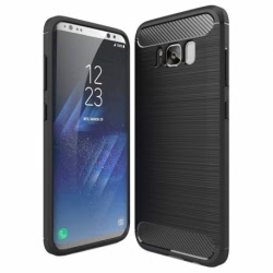 Husa SAMSUNG Galaxy S8 - Luxury Carbon TSS, Negru