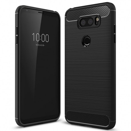 Husa LG V30 - Luxury Carbon TSS, Negru