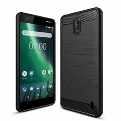 Husa NOKIA 2 - Luxury Carbon TSS, Negru