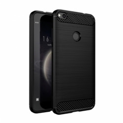 Husa Pentru HUAWEI P8 Lite 2017 / P9 Lite 2017 - Luxury Carbon TSS, Negru