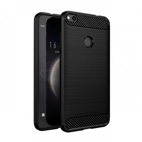 Husa Pentru HUAWEI P8 Lite 2017 / P9 Lite 2017 - Luxury Carbon TSS, Negru