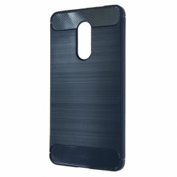 Husa Pentru XIAOMI RedMi Note 4 / 4X - Luxury Carbon TSS, Bleumarin