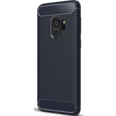 Husa Pentru SAMSUNG Galaxy S9 - Luxury Carbon TSS, Bleumarin