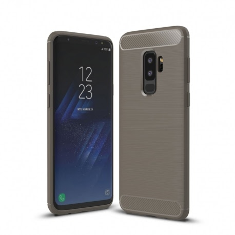 Husa SAMSUNG Galaxy S9 Plus - Luxury Carbon TSS, Gri