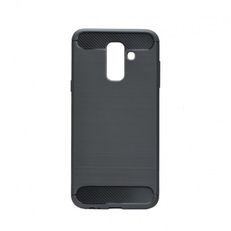 Husa Pentru SAMSUNG Galaxy A6 Plus 2018 - Luxury Carbon TSS, Negru