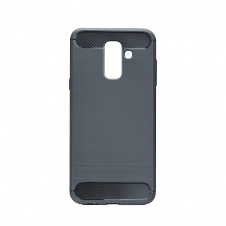 Husa Pentru SAMSUNG Galaxy A6 Plus 2018 - Luxury Carbon TSS, Bleumarin