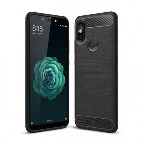 Husa XIAOMI Mi A2 - Luxury Carbon TSS, Negru