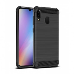 Husa SAMSUNG Galaxy A20e - Luxury Carbon TSS, Negru