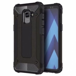 Husa SAMSUNG Galaxy A5 2018 \ A8 2018 - TPU Luxury Armor TSS, Negru