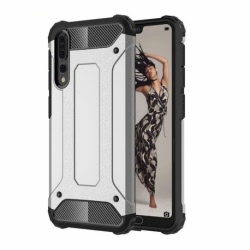 Husa Pentru HUAWEI P20 Pro - TPU Luxury Armor TSS, Argintiu