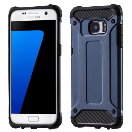 Husa SAMSUNG Galaxy S7 Edge - TPU Luxury Armor TSS, Bleumarin