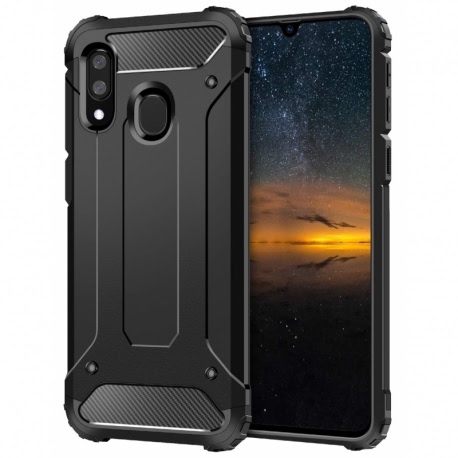 Husa Pentru SAMSUNG Galaxy A20e - TPU Luxury Armor TSS, Negru