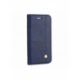 Husa Pentru APPLE iPhone X - Leather Prestige TSS, Bleumarin