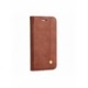 Husa APPLE iPhone 5\5S\SE - Leather Prestige TSS, Maro