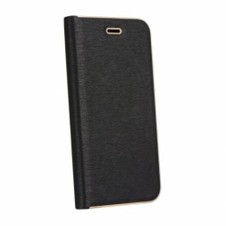 Husa SAMSUNG Galaxy J6 2018 - Leather Luna TSS, Negru