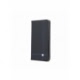 Husa SAMSUNG Galaxy J3 2016 - Leather Focus TSS, Negru cu Albastru