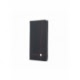 Husa SAMSUNG Galaxy J3 2016 - Leather Focus TSS, Negru cu Rosu