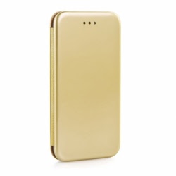Husa Pentru SAMSUNG Galaxy J5 2016 - Flip Elegance Premium TSS, Auriu