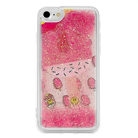 Husa SAMSUNG Galaxy J3 2017 - Water Glitter TSS, Ice Cream