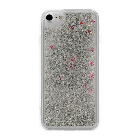 Husa HUAWEI P9 Lite Mini - Water Glitter TSS, Argintiu
