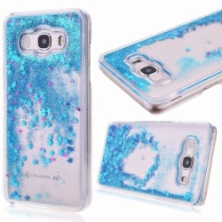 Husa Pentru SAMSUNG Galaxy J5 2016 - Water Glitter TSS, Albastru