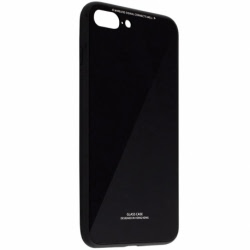 Husa Pentru APPLE iPhone 7 Plus / 8 Plus - Luxury Glass TSS, Negru