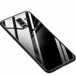 Husa SAMSUNG Galaxy A6 Plus 2018 - Luxury Glass TSS, Negru