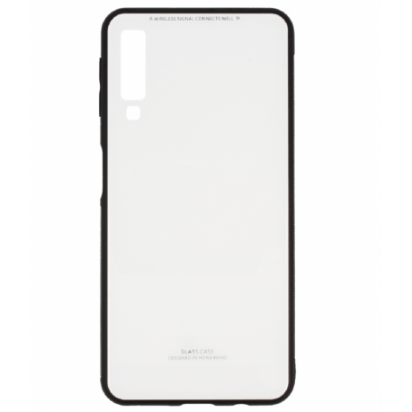 Husa SAMSUNG Galaxy A7 2018 - Luxury Glass TSS, Alb