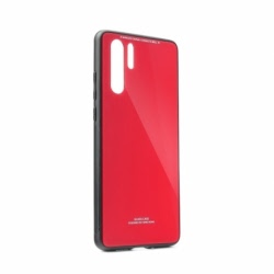 Husa HUAWEI P30 Pro - Luxury Glass TSS, Rosu