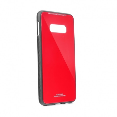 Husa SAMSUNG Galaxy S10e - Luxury Glass TSS, Rosu