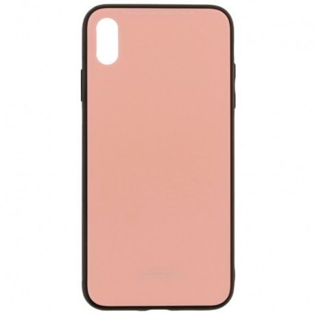 Husa Pentru APPLE iPhone XS Max - Luxury Glass TSS, Roz