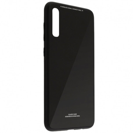 Husa SAMSUNG Galaxy A70 / A70s - Luxury Glass TSS, Negru