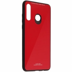 Husa HUAWEI P30 Lite - Luxury Glass TSS, Rosu