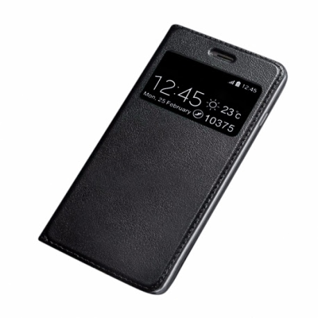 Husa Pentru MOTOROLA Moto G5S - Leather Window TSS, Negru