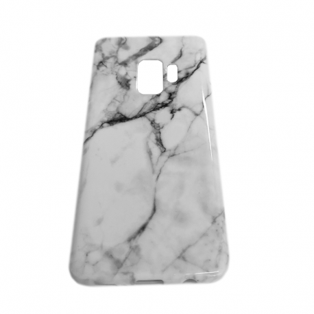 Husa SAMSUNG Galaxy S9 Plus - Luxury Marble TSS, Alb