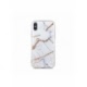 Husa HUAWEI Y6 2018 - Luxury Marble TSS, Alb