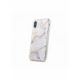 Husa HUAWEI Y6 2018 - Luxury Marble TSS, Alb