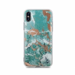 Husa SAMSUNG Galaxy A6 2018 - Luxury Marble TSS, Verde