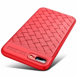 Husa APPLE iPhone 7 Plus \ 8 Plus - Luxury Leather Focus TSS, Rosu