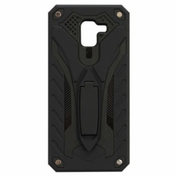 Husa Pentru SAMSUNG Galaxy J6 Plus 2018 - Luxury Armor Phantom TSS, Negru